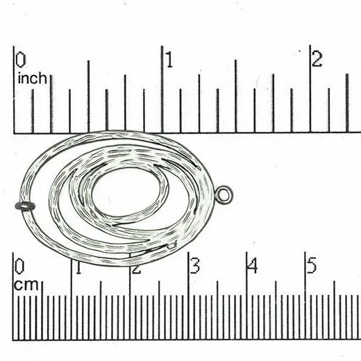 37mm x 23mm Textured Circular Loop Connector - Made of Brass - Satin Rhodium Silver and Satin Hamilton Gold Finishes - Sold by the Piece - K2