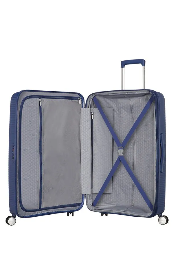 American Tourister Soundbox 3 Piece Luggage Set- Expandable | Midnight Navy