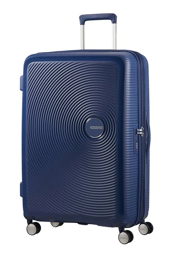 American Tourister Soundbox 3 Piece Luggage Set- Expandable | Midnight Navy