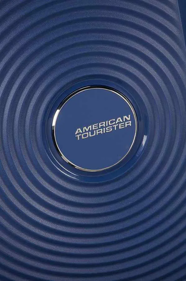 American Tourister Soundbox 3 Piece Luggage Set- Expandable | Midnight Navy