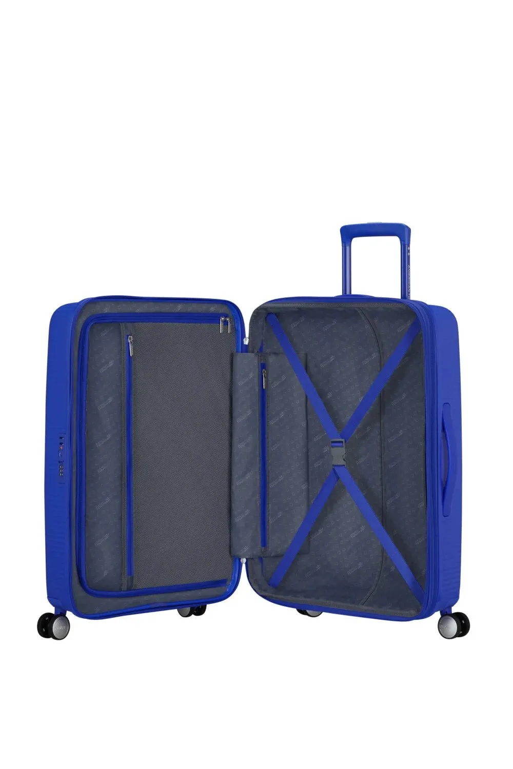 American Tourister Soundbox 67cm Medium Spinner-Expandable | Cobalt Blue