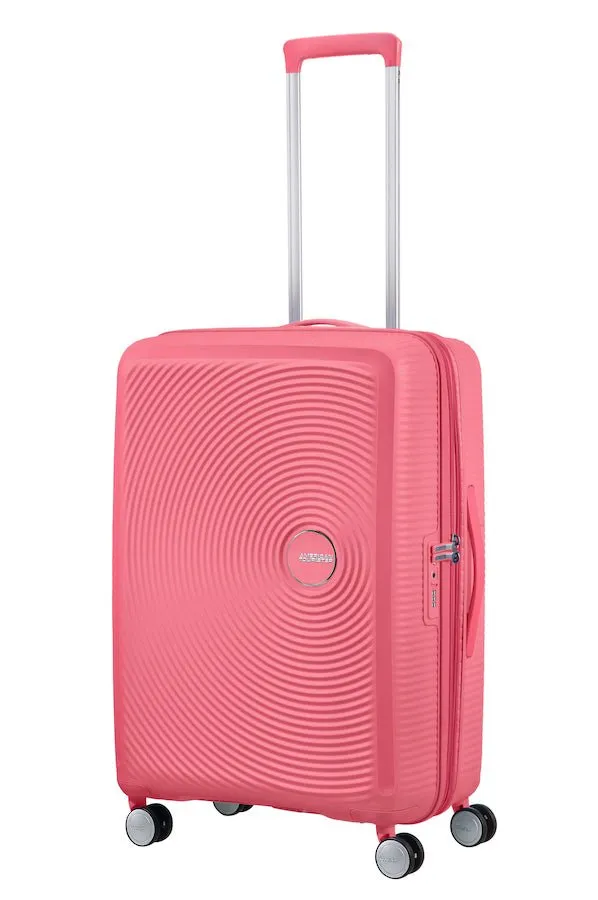 American Tourister Soundbox 67cm Medium Spinner-Expandable | Sun Kissed Coral