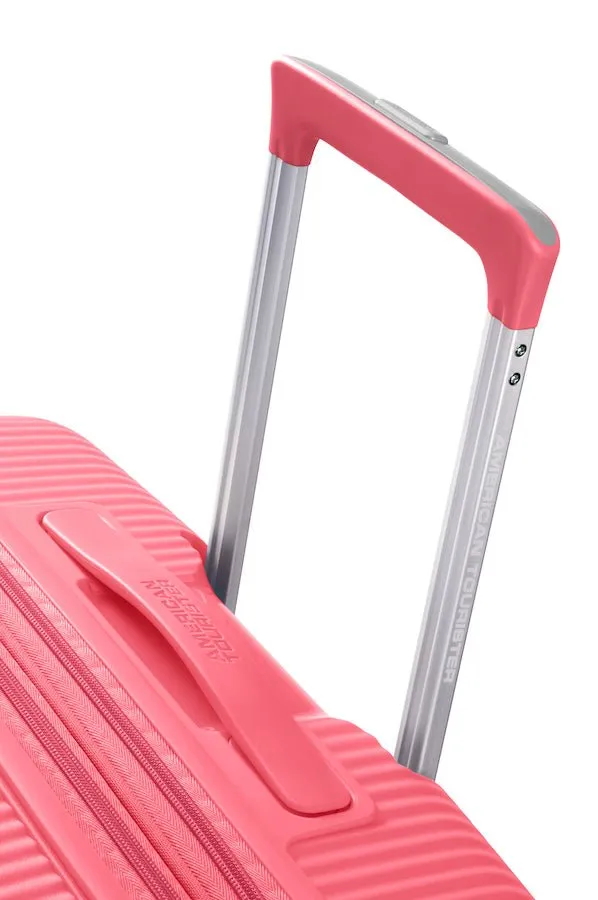 American Tourister Soundbox 67cm Medium Spinner-Expandable | Sun Kissed Coral