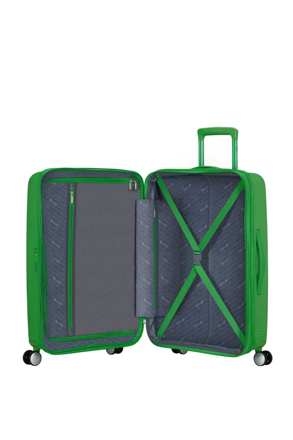 American Tourister Soundbox 77cm Large Spinner - Expandable | Grass Green