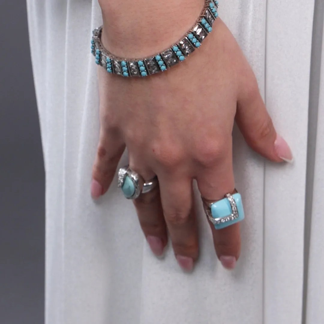 Aqua Elegance Ring