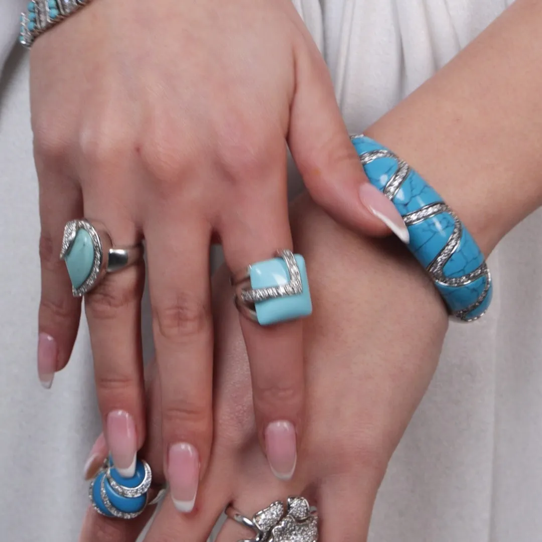 Aqua Elegance Ring
