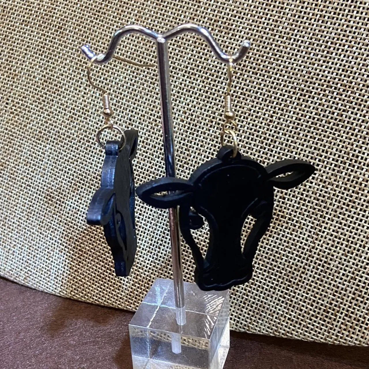 Cow Head Earrings