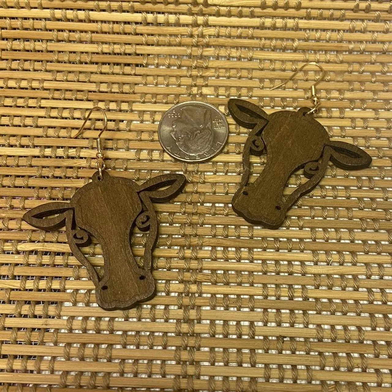 Cow Head Earrings
