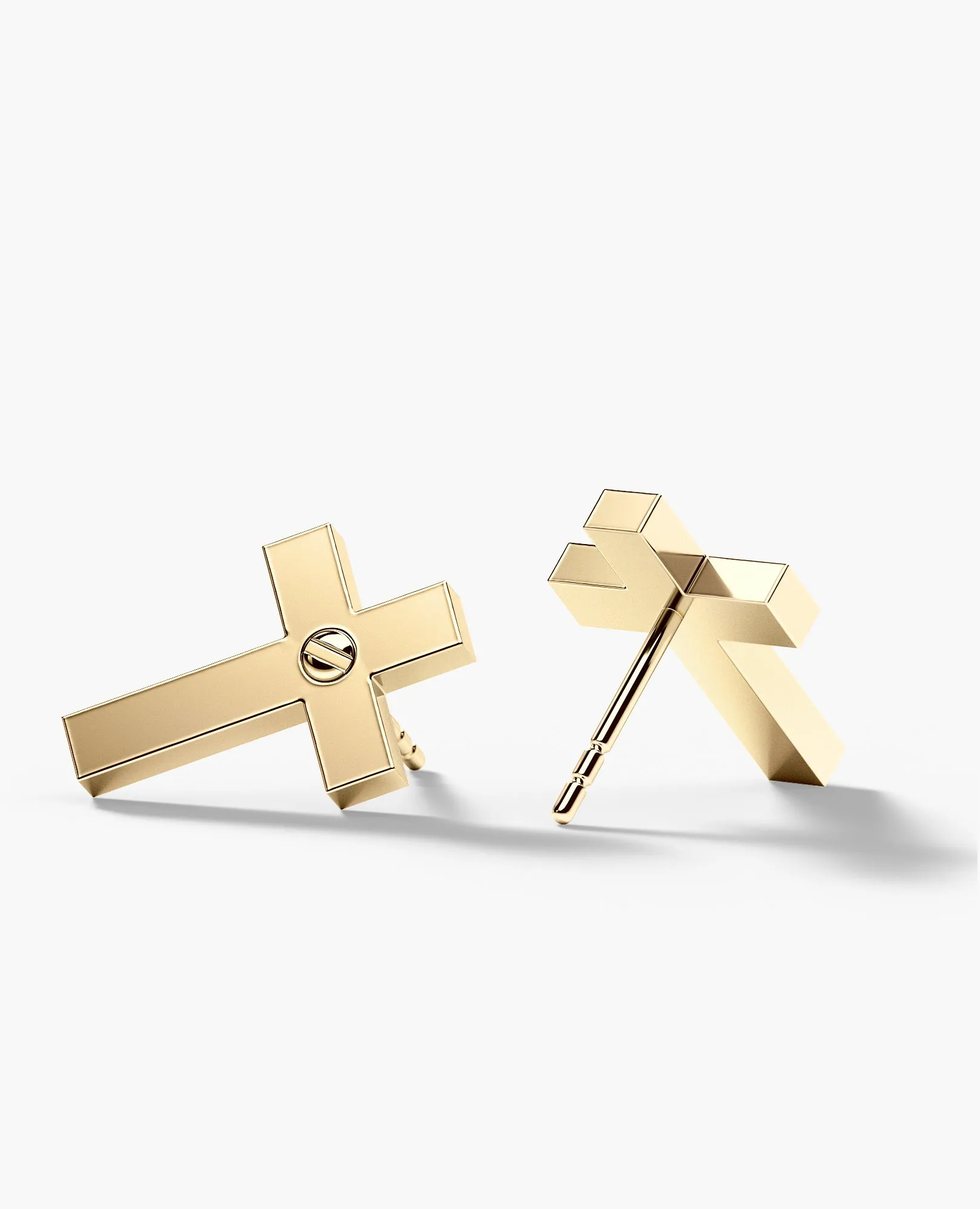 CROSS Gold Stud Earring