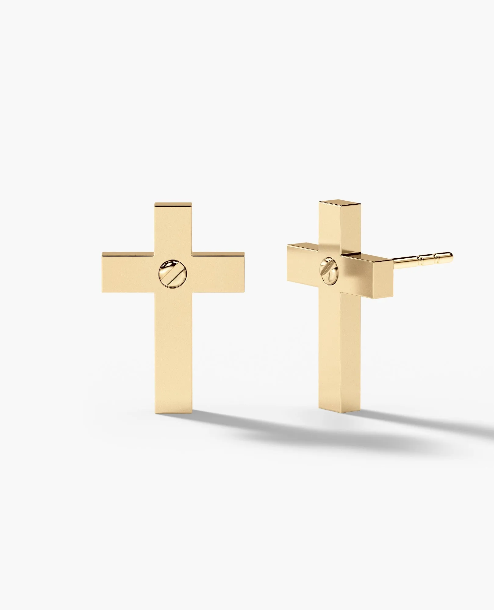 CROSS Gold Stud Earring