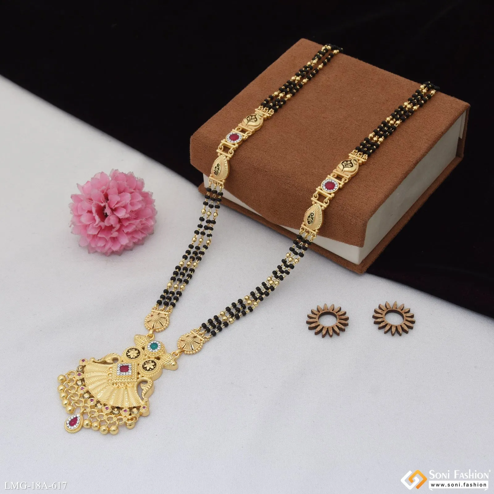 Eye-Catching Design Gold Plated Mangalsutra for Women - Style A617