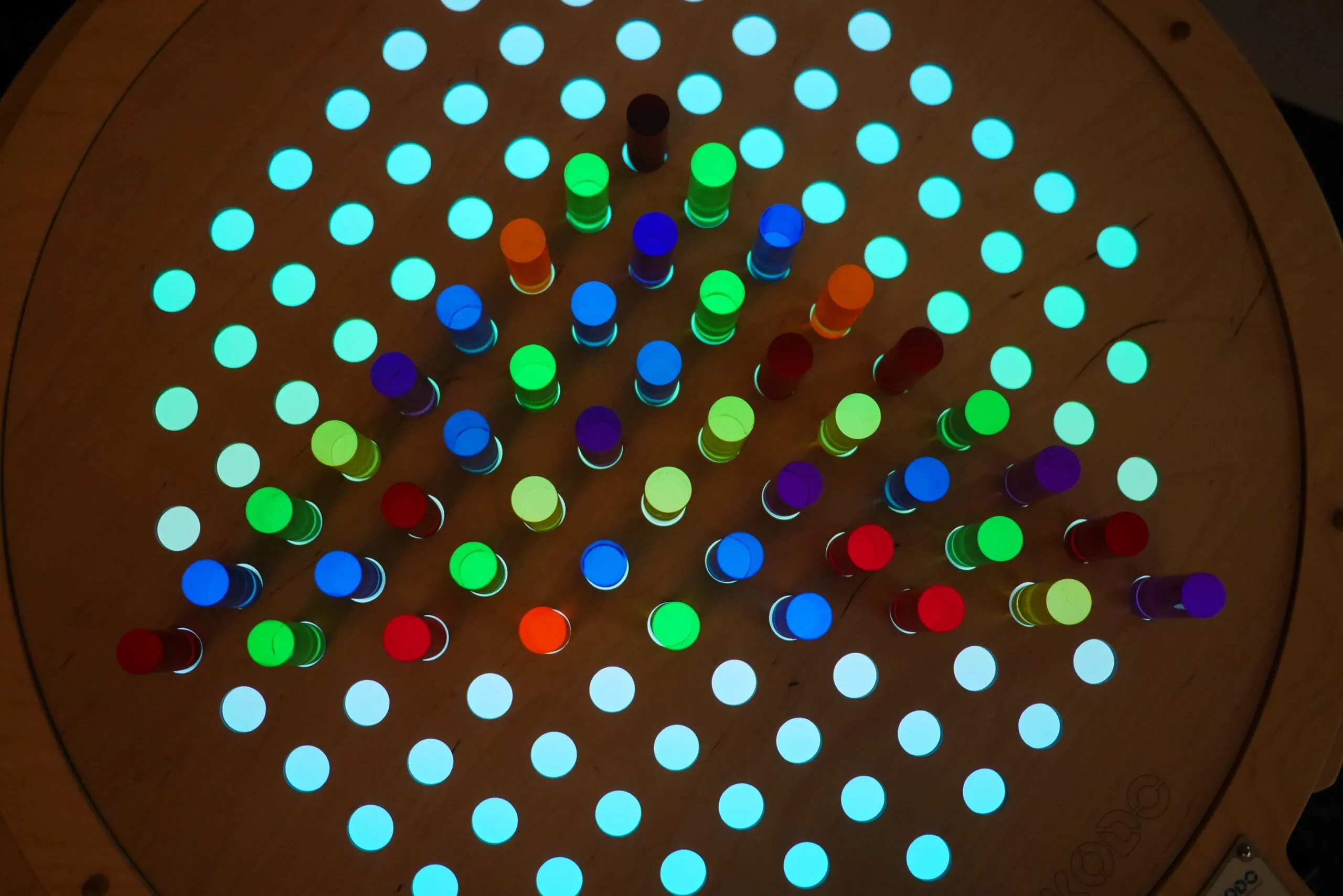 Light Lab Rainbow Pegboard Set