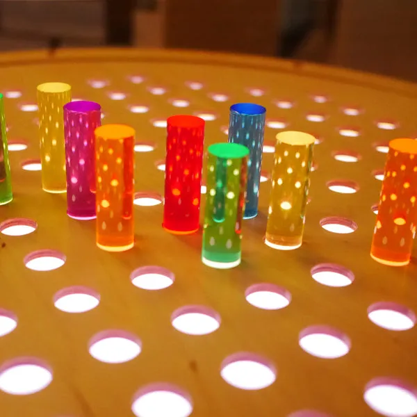 Light Lab Rainbow Pegboard Set