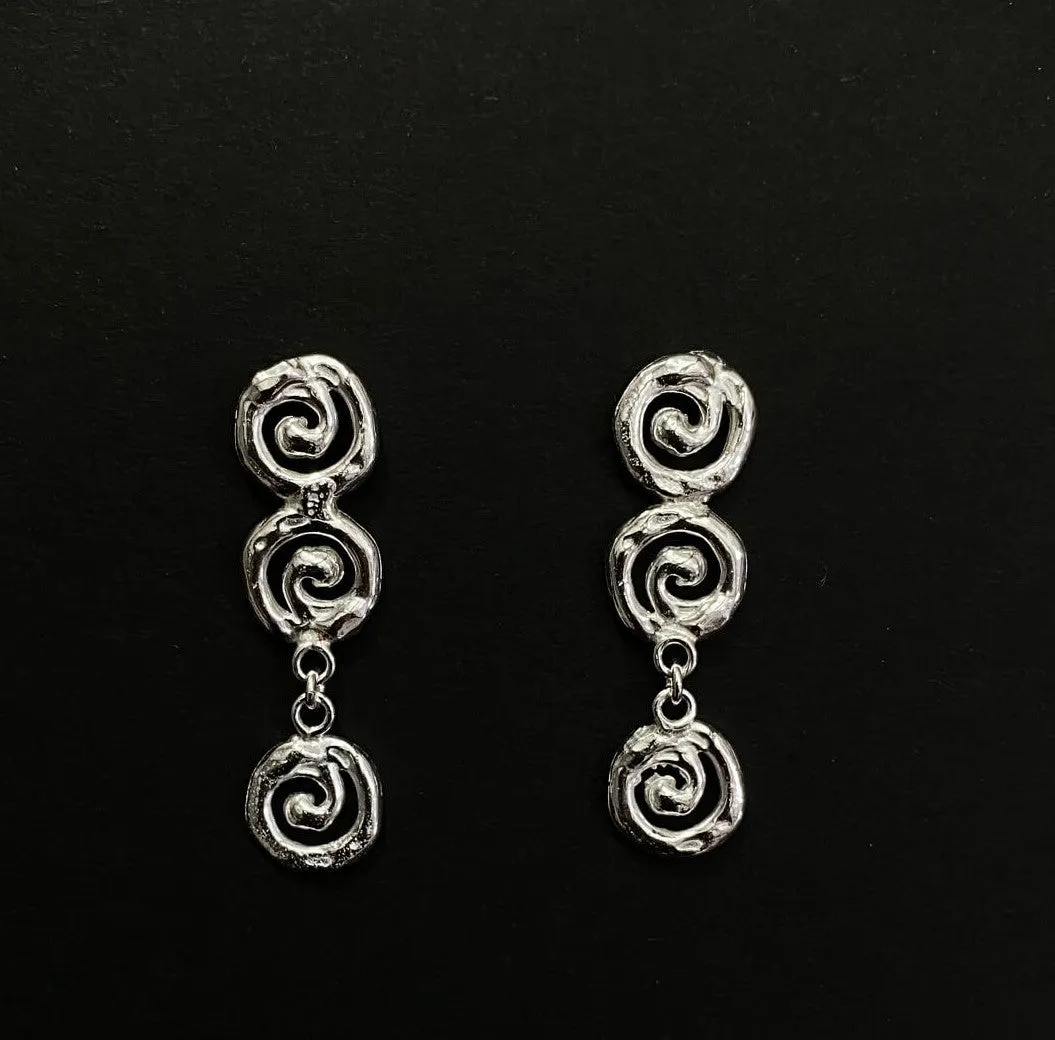 Triple Ndoro drop earring