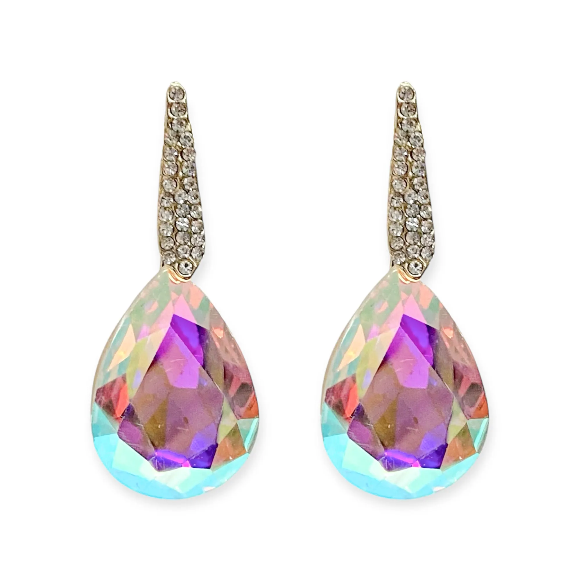 Yasmin Earrings - AB Crystal